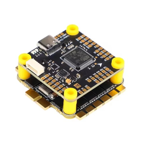 T-MOTOR F7 Stack-Velox CINE F7 FC+V50A SE 4-in-1 ESC HD Analog Flight Controller Double BEC for RC FPV Racing Freestyle Drone